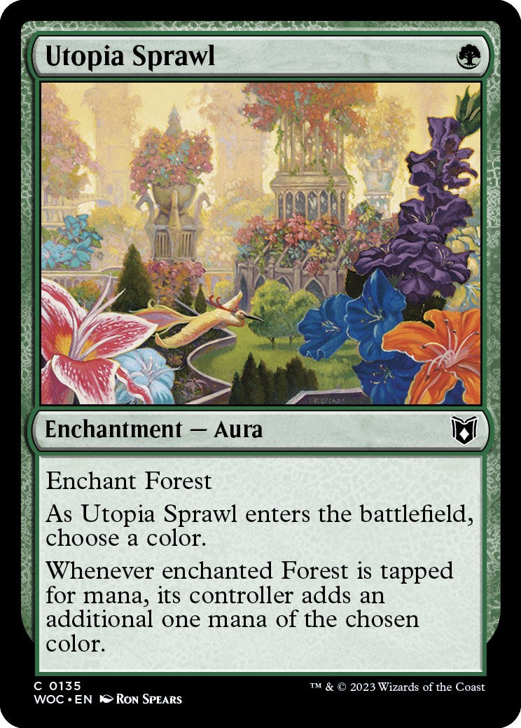 Utopia Sprawl [Wilds of Eldraine Commander] | Anubis Games and Hobby