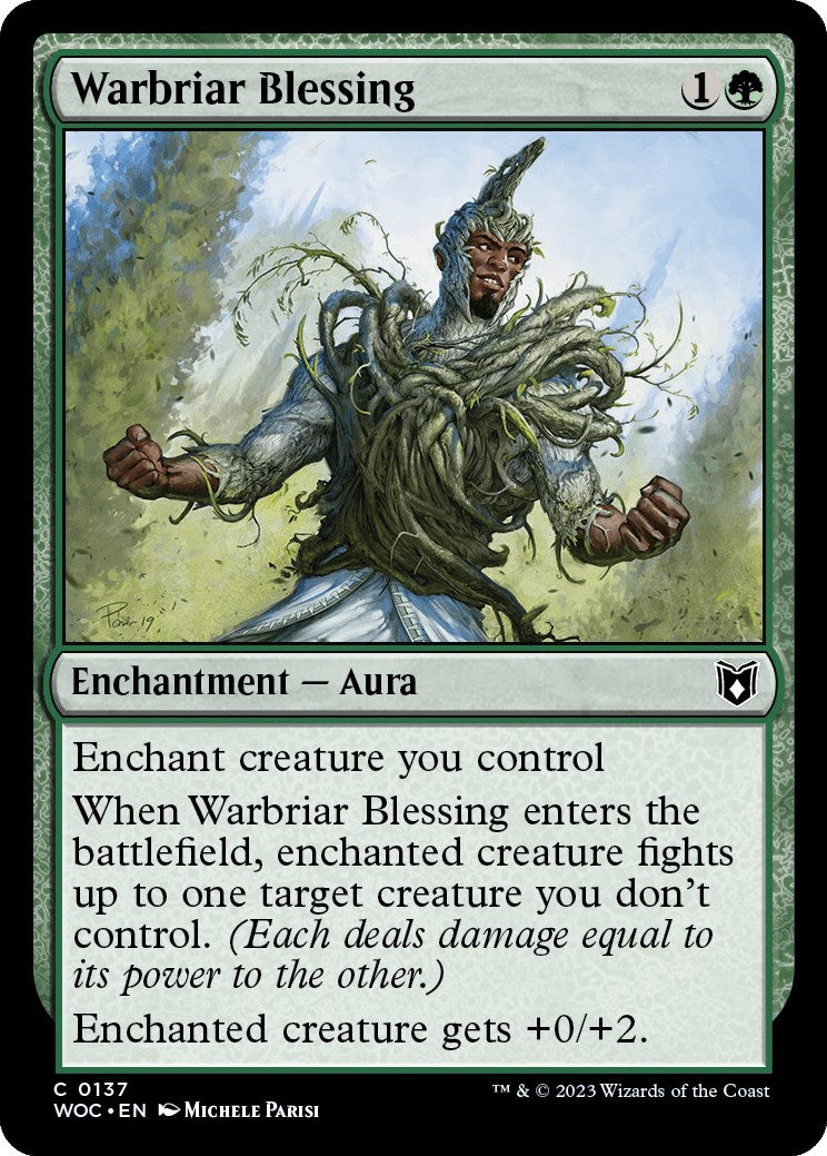 Warbriar Blessing [Wilds of Eldraine Commander] | Anubis Games and Hobby