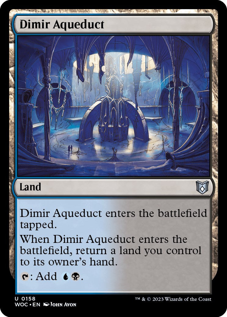 Dimir Aqueduct [Wilds of Eldraine Commander] | Anubis Games and Hobby