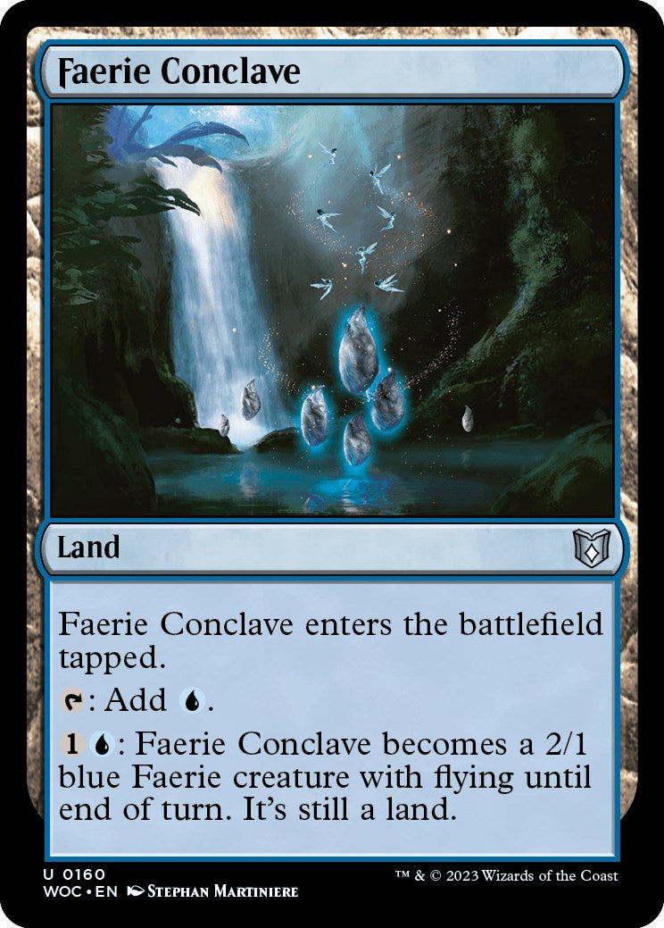 Faerie Conclave [Wilds of Eldraine Commander] | Anubis Games and Hobby