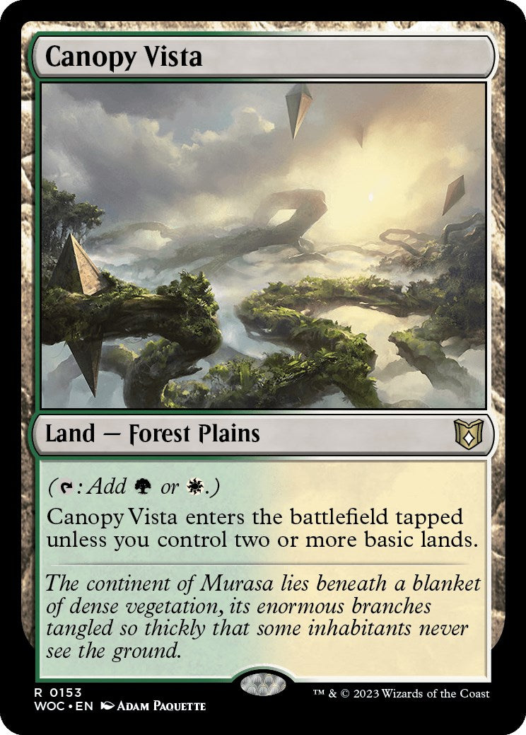 Canopy Vista [Wilds of Eldraine Commander] | Anubis Games and Hobby