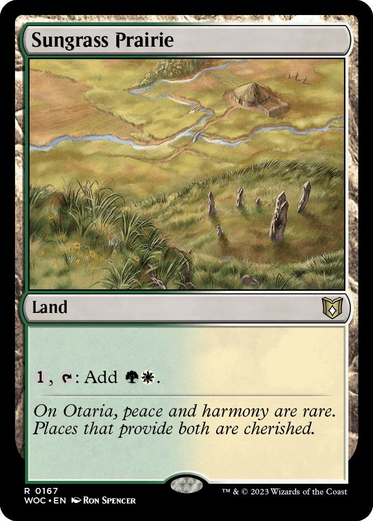 Sungrass Prairie [Wilds of Eldraine Commander] | Anubis Games and Hobby