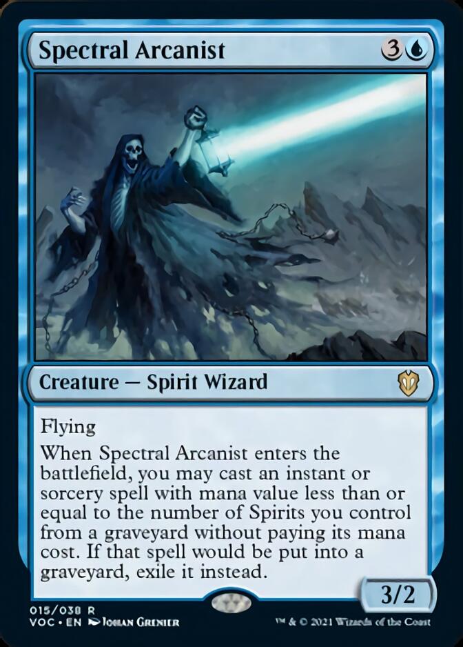 Spectral Arcanist [Innistrad: Crimson Vow Commander] | Anubis Games and Hobby