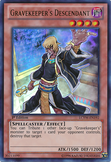 Gravekeeper's Descendant [LCYW-EN192] Ultra Rare | Anubis Games and Hobby