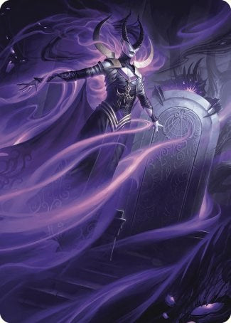 Ashiok, Wicked Manipulator Art Card (10/81) [Wilds of Eldraine Art Series] | Anubis Games and Hobby