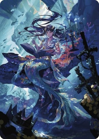 Rhystic Study Art Card [Wilds of Eldraine Art Series] | Anubis Games and Hobby