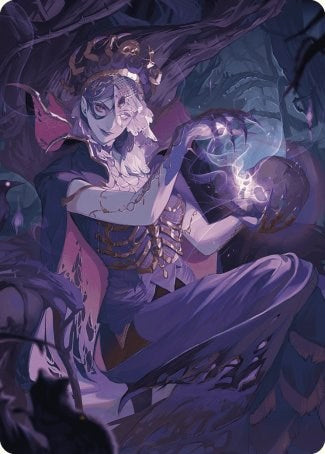 Necropotence Art Card [Wilds of Eldraine Art Series] | Anubis Games and Hobby