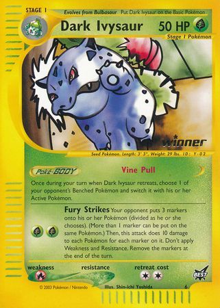 Dark Ivysaur (6) (Winner) [Best of Promos] | Anubis Games and Hobby