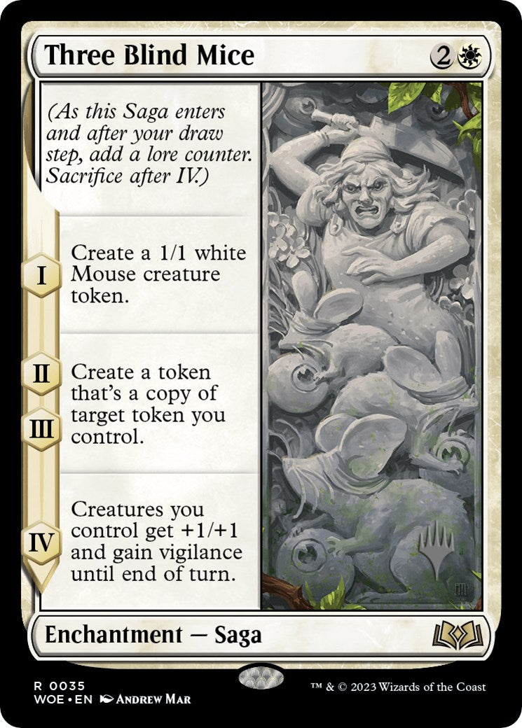 Three Blind Mice (Promo Pack) [Wilds of Eldraine Promos] | Anubis Games and Hobby