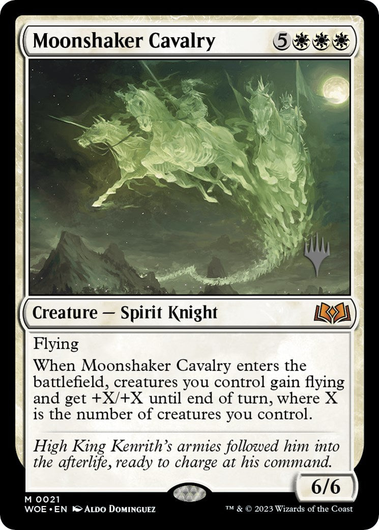 Moonshaker Cavalry (Promo Pack) [Wilds of Eldraine Promos] | Anubis Games and Hobby