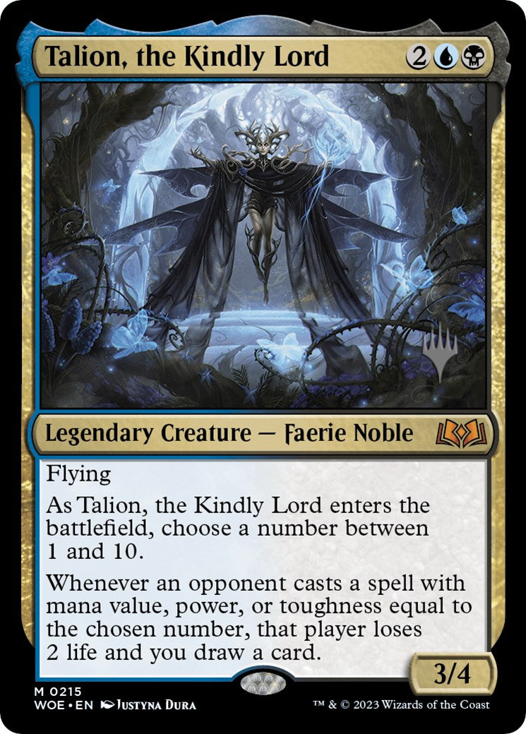 Talion, the Kindly Lord (Promo Pack) [Wilds of Eldraine Promos] | Anubis Games and Hobby