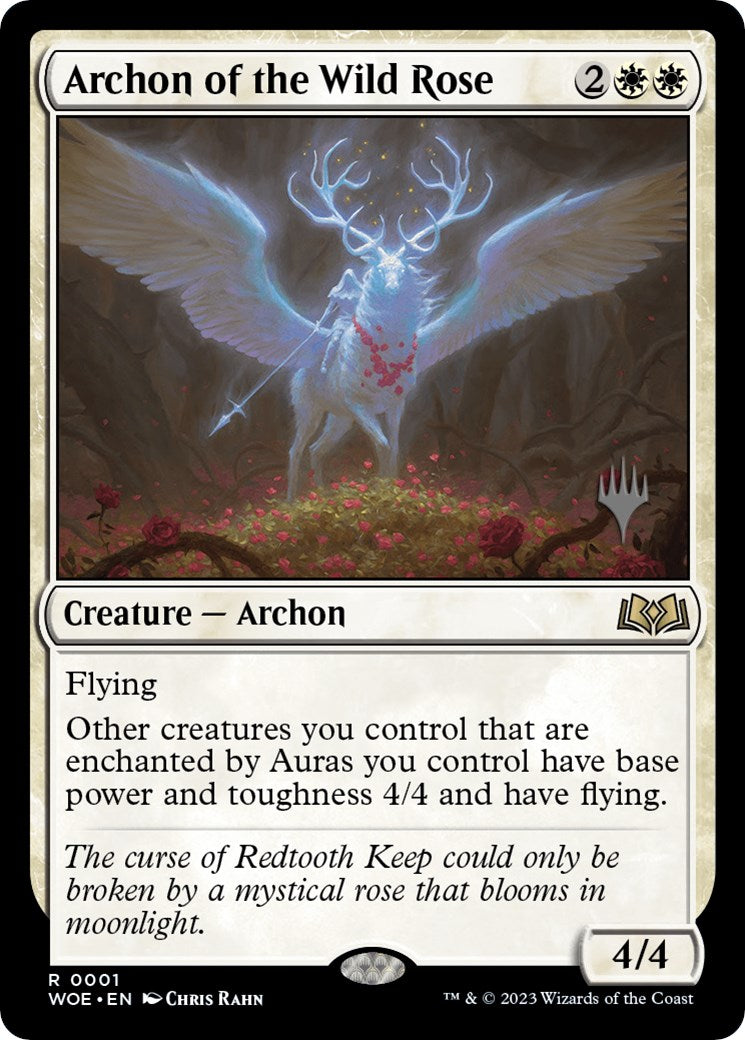Archon of the Wild Rose (Promo Pack) [Wilds of Eldraine Promos] | Anubis Games and Hobby