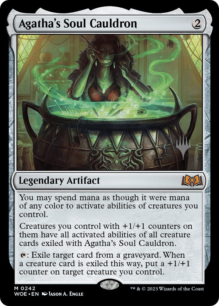 Agatha's Soul Cauldron (Promo Pack) [Wilds of Eldraine Promos] | Anubis Games and Hobby