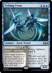 Twining Twins // Swift Spiral (Promo Pack) [Wilds of Eldraine Promos] | Anubis Games and Hobby