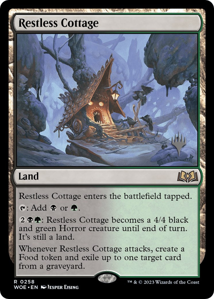 Restless Cottage (Promo Pack) [Wilds of Eldraine Promos] | Anubis Games and Hobby