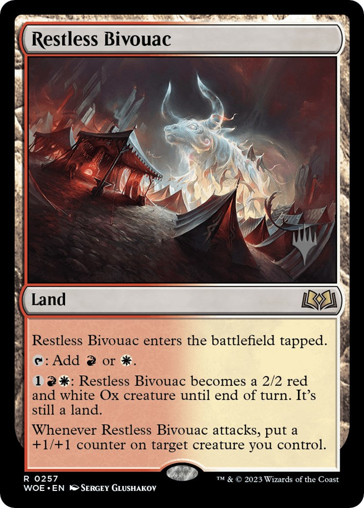 Restless Bivouac (Promo Pack) [Wilds of Eldraine Promos] | Anubis Games and Hobby