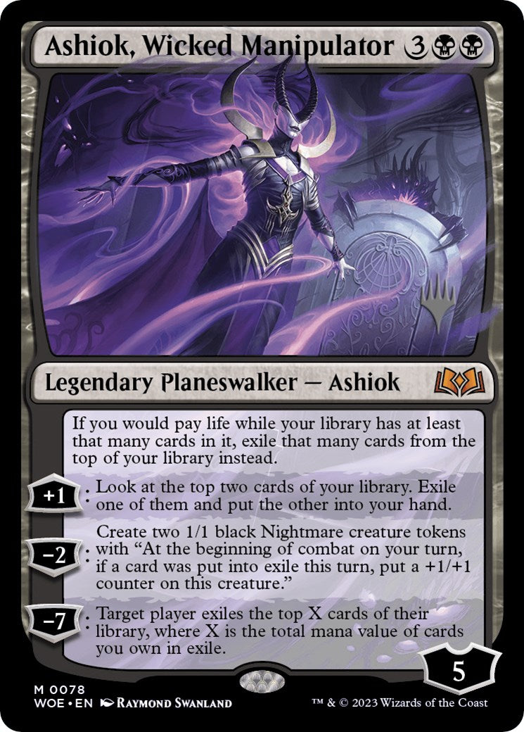 Ashiok, Wicked Manipulator (Promo Pack) [Wilds of Eldraine Promos] | Anubis Games and Hobby