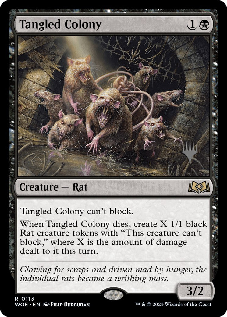 Tangled Colony (Promo Pack) [Wilds of Eldraine Promos] | Anubis Games and Hobby