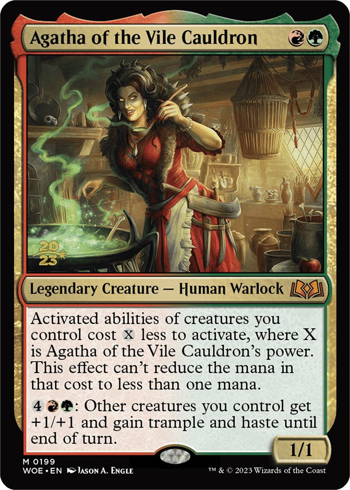 Agatha of the Vile Cauldron [Wilds of Eldraine Prerelease Promos] | Anubis Games and Hobby