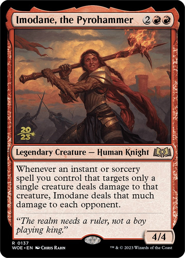 Imodane, the Pyrohammer [Wilds of Eldraine Prerelease Promos] | Anubis Games and Hobby
