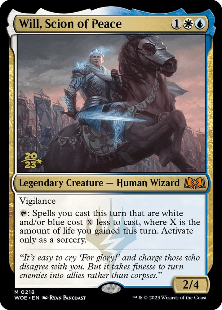 Will, Scion of Peace [Wilds of Eldraine Prerelease Promos] | Anubis Games and Hobby