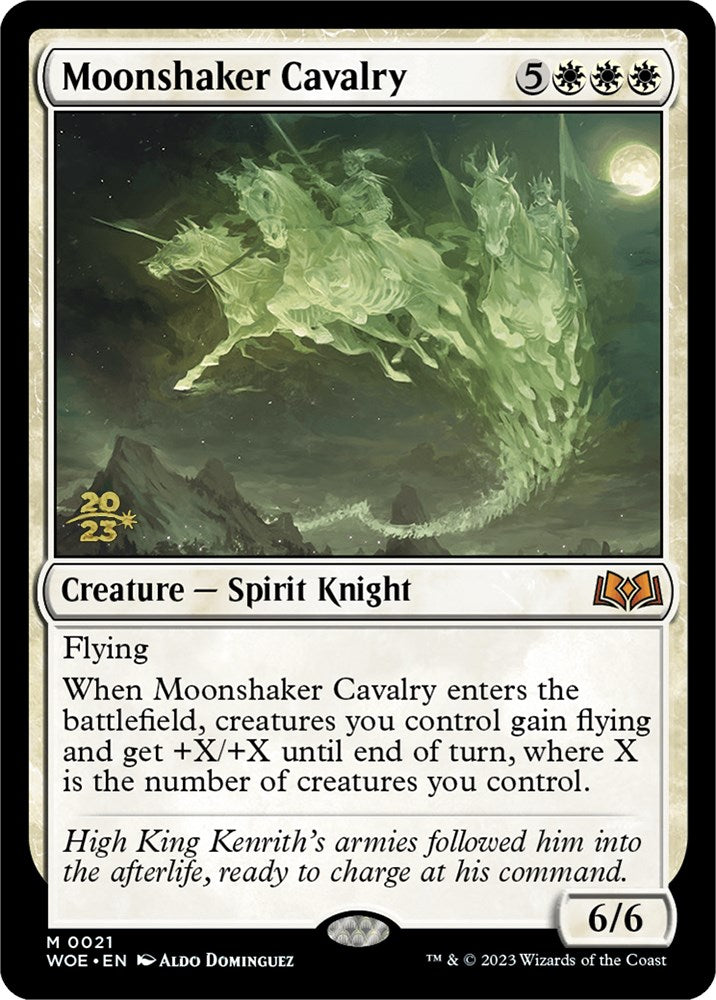 Moonshaker Cavalry [Wilds of Eldraine Prerelease Promos] | Anubis Games and Hobby