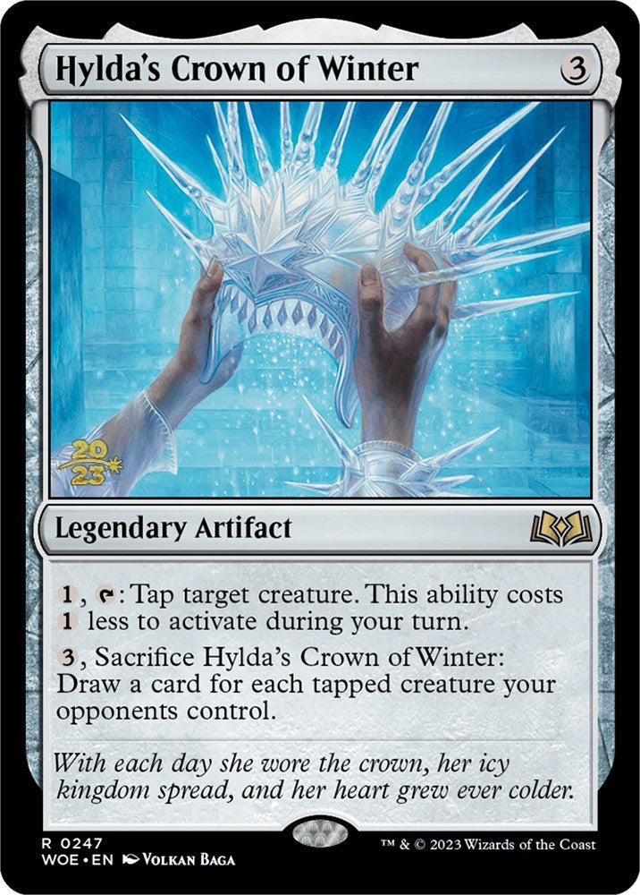 Hylda's Crown of Winter [Wilds of Eldraine Prerelease Promos] | Anubis Games and Hobby