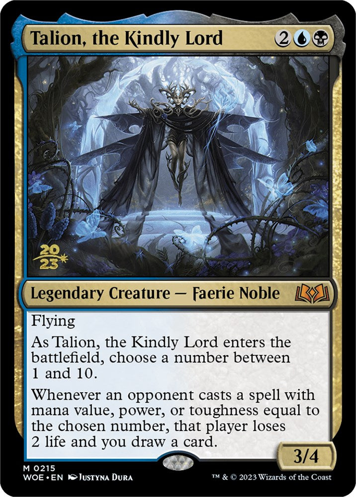 Talion, the Kindly Lord [Wilds of Eldraine Prerelease Promos] | Anubis Games and Hobby