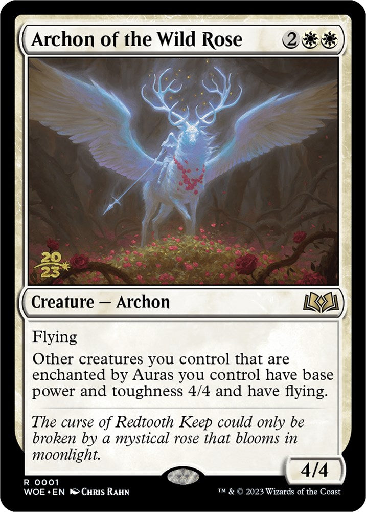 Archon of the Wild Rose [Wilds of Eldraine Prerelease Promos] | Anubis Games and Hobby