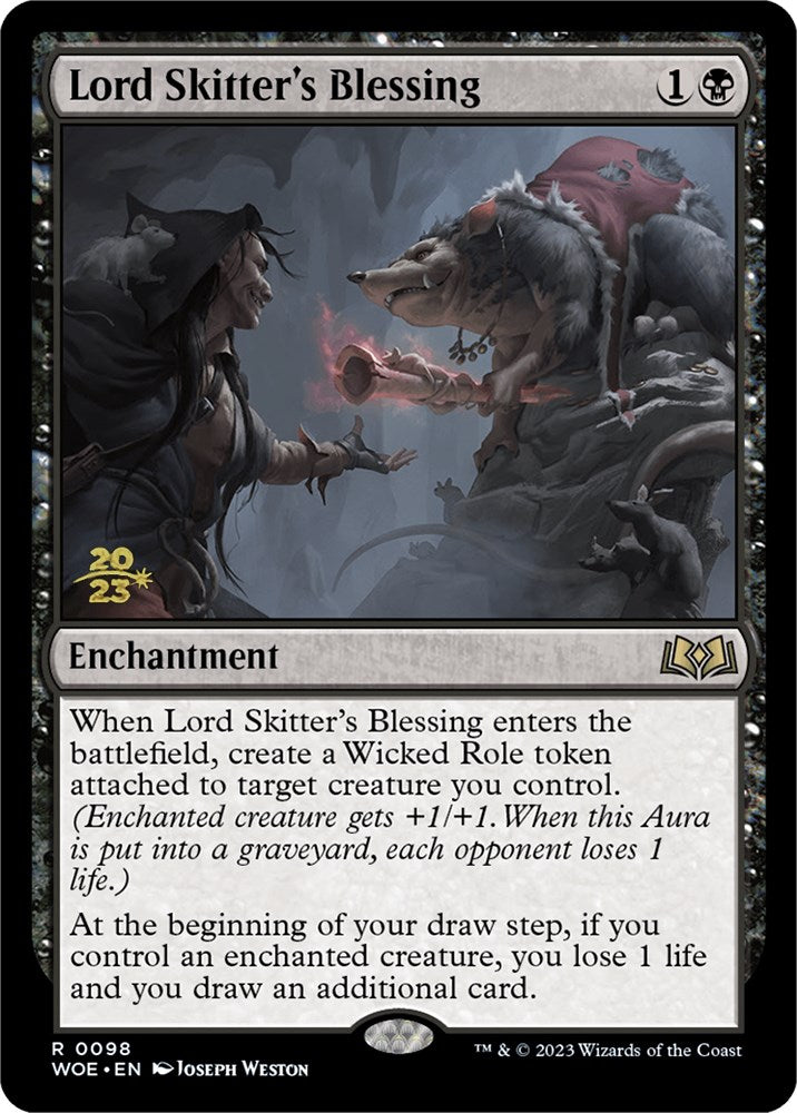 Lord Skitter's Blessing [Wilds of Eldraine Prerelease Promos] | Anubis Games and Hobby