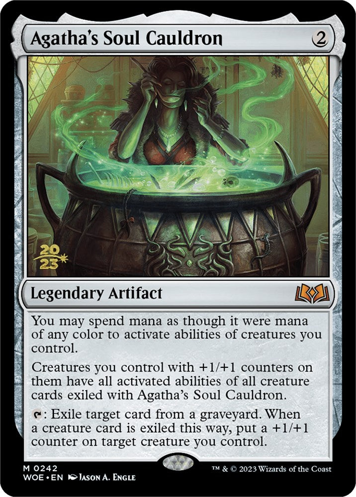 Agatha's Soul Cauldron [Wilds of Eldraine Prerelease Promos] | Anubis Games and Hobby