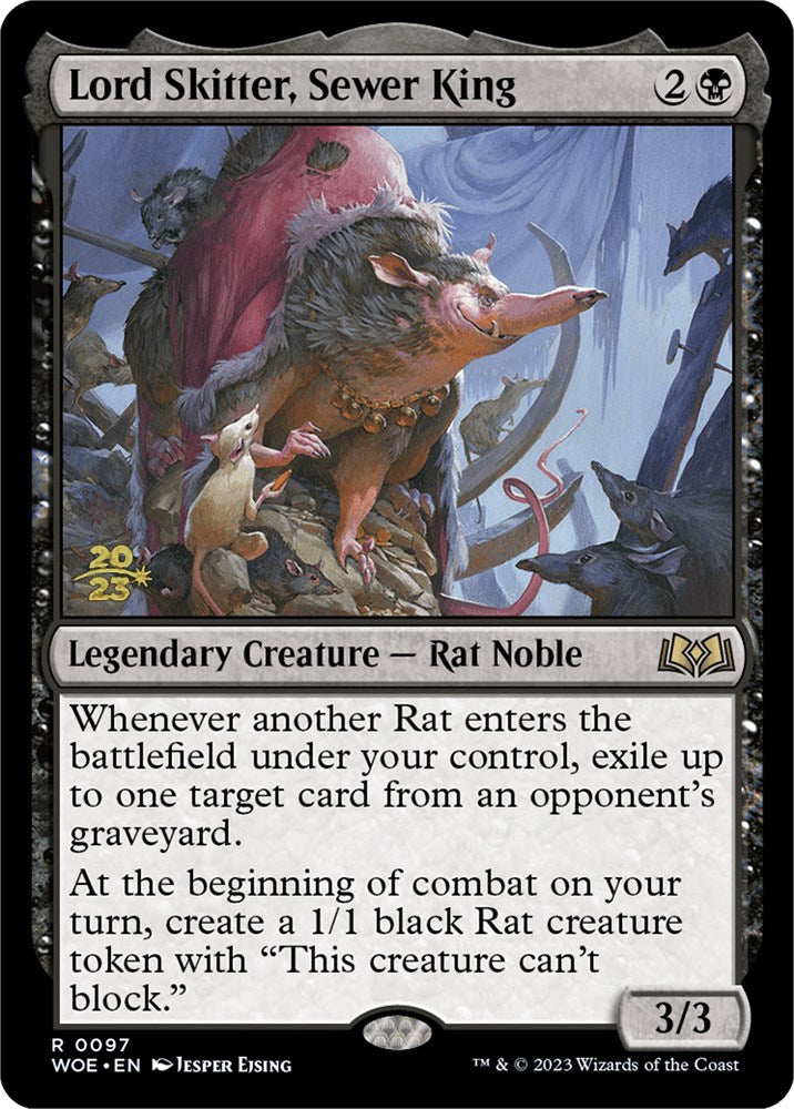 Lord Skitter, Sewer King [Wilds of Eldraine Prerelease Promos] | Anubis Games and Hobby