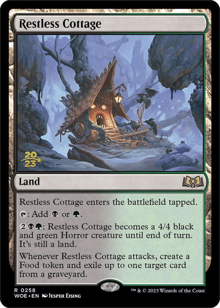 Restless Cottage [Wilds of Eldraine Prerelease Promos] | Anubis Games and Hobby