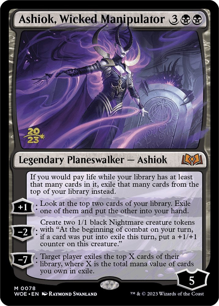 Ashiok, Wicked Manipulator [Wilds of Eldraine Prerelease Promos] | Anubis Games and Hobby