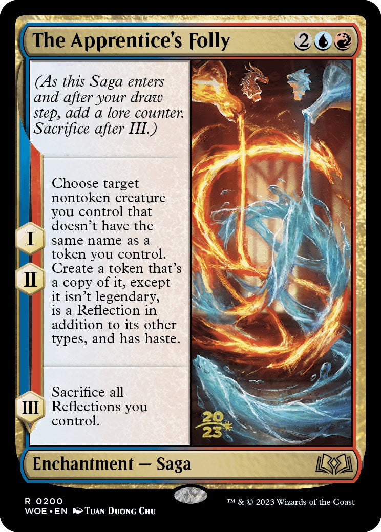 The Apprentice's Folly [Wilds of Eldraine Prerelease Promos] | Anubis Games and Hobby