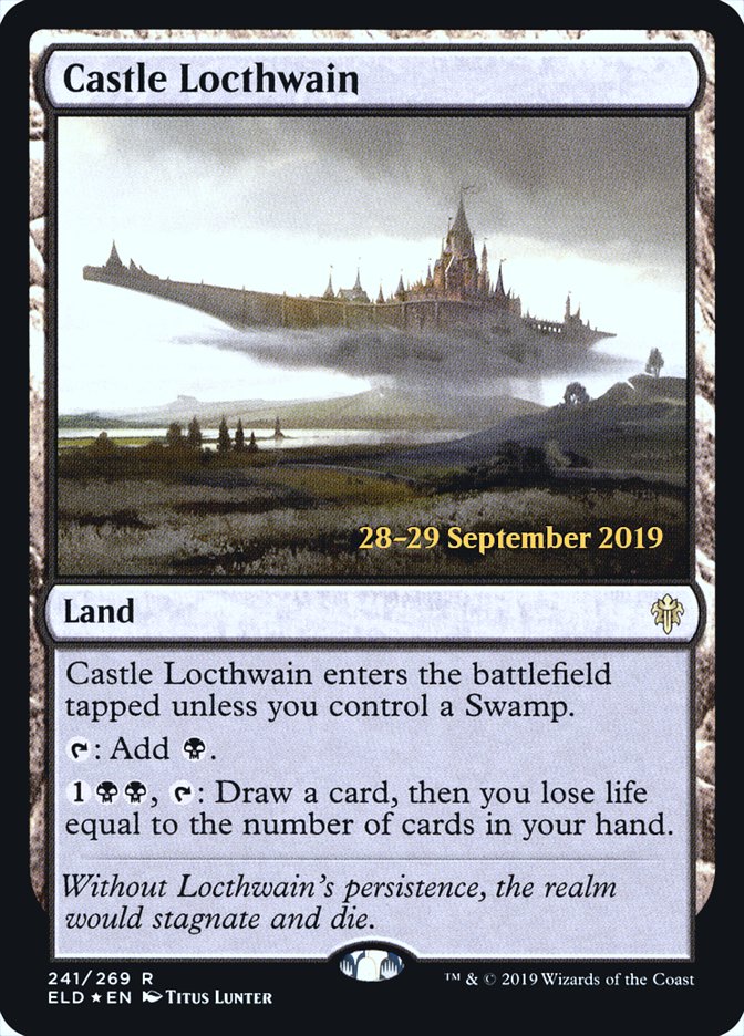 Castle Locthwain [Throne of Eldraine Prerelease Promos] | Anubis Games and Hobby