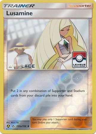 Lusamine (153a/156) (League Challenge Alt Art 2nd Place) [Sun & Moon: Ultra Prism] | Anubis Games and Hobby