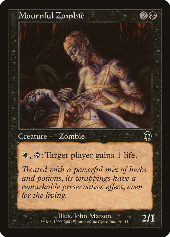 Mournful Zombie [Apocalypse] | Anubis Games and Hobby