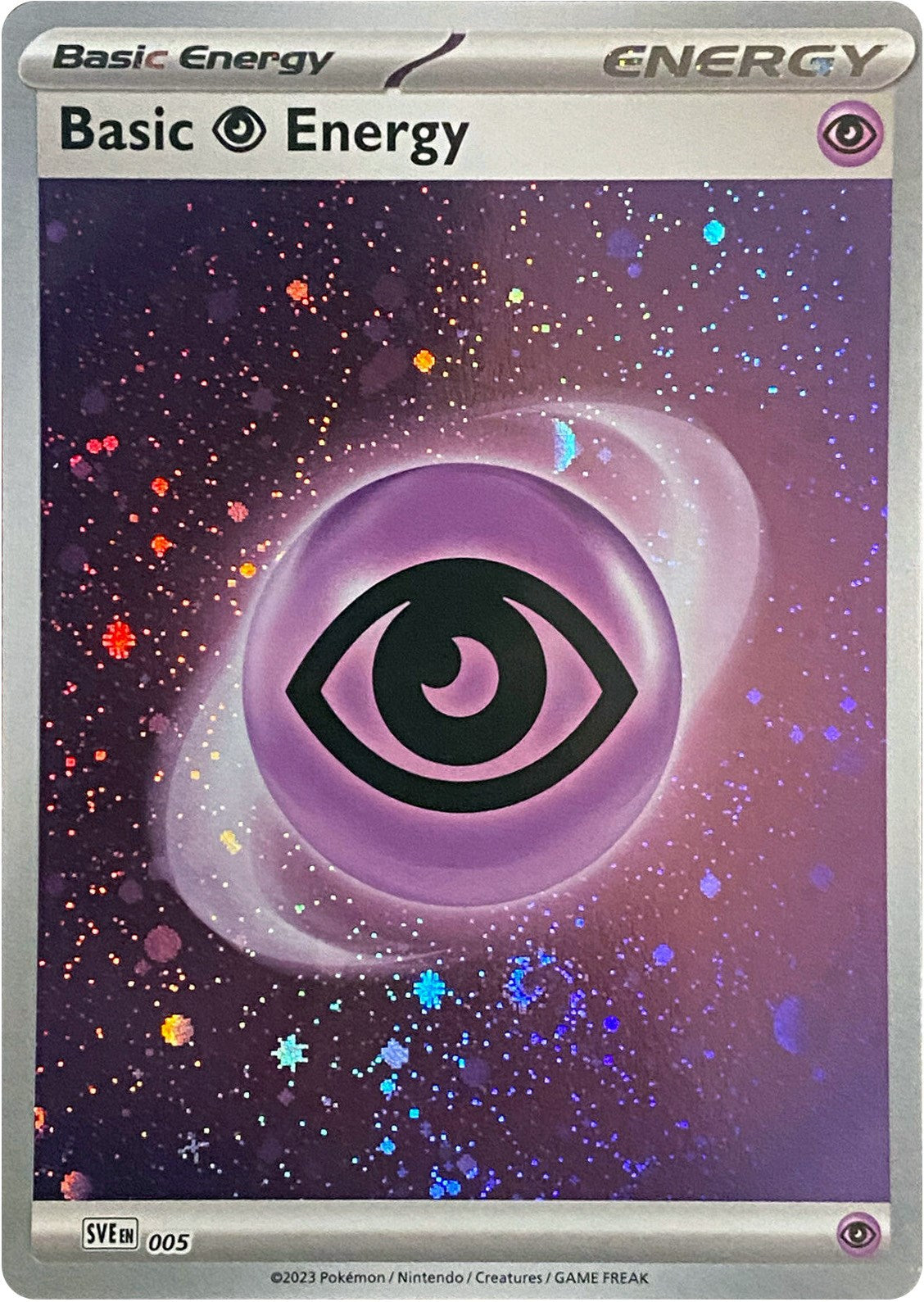 Basic Psychic Energy (005) (Cosmos Holo) [Scarlet & Violet: Base Set] | Anubis Games and Hobby