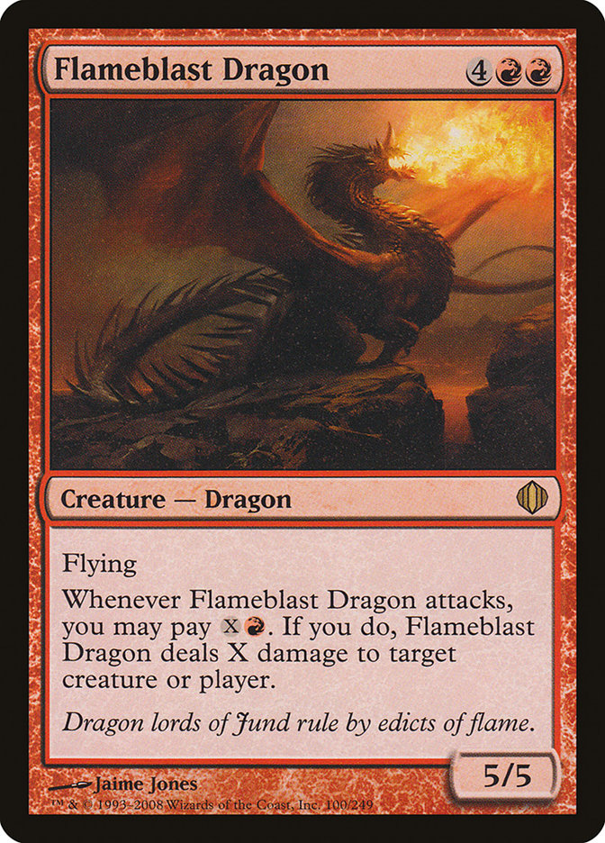 Flameblast Dragon [Shards of Alara] | Anubis Games and Hobby