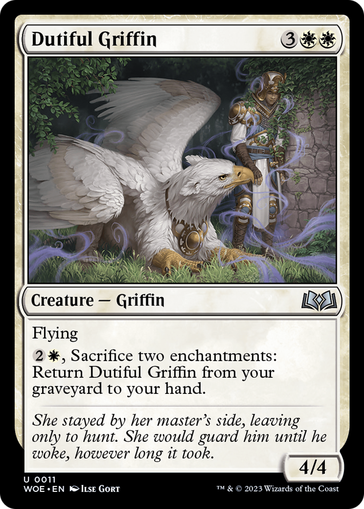 Dutiful Griffin [Wilds of Eldraine] | Anubis Games and Hobby