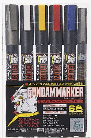 Gundam Marker Basic 6 set | Anubis Games and Hobby