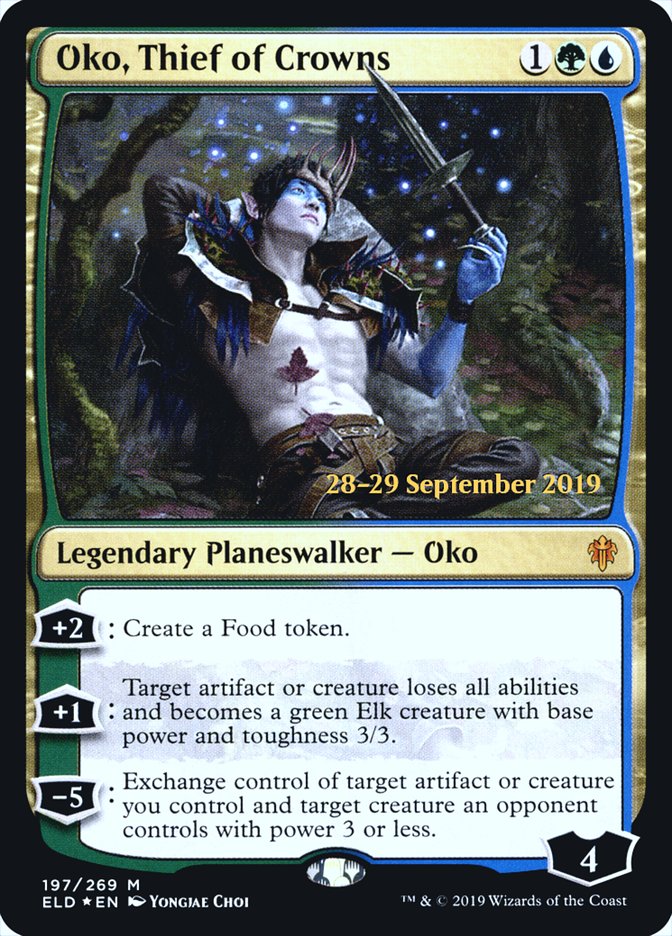 Oko, Thief of Crowns [Throne of Eldraine Prerelease Promos] | Anubis Games and Hobby