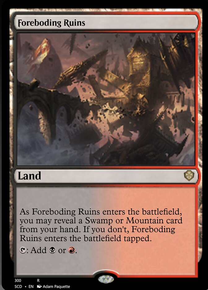 Foreboding Ruins [Starter Commander Decks] | Anubis Games and Hobby