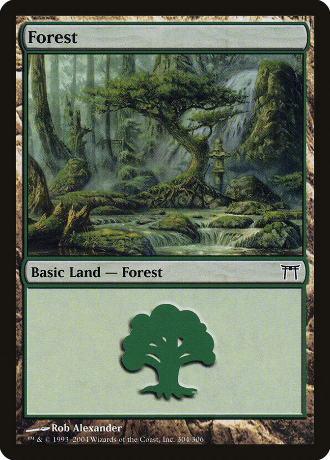 Forest (304) [Champions of Kamigawa] | Anubis Games and Hobby