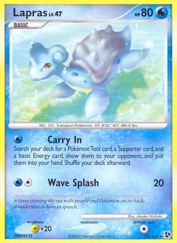 Lapras (21/106) [Diamond & Pearl: Great Encounters] | Anubis Games and Hobby