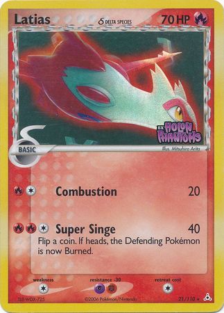 Latias (21/110) (Delta Species) (Stamped) [EX: Holon Phantoms] | Anubis Games and Hobby