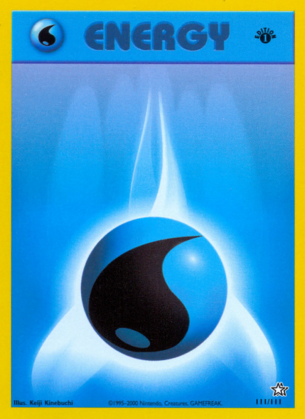 Water Energy (111/111) [Neo Genesis 1st Edition] | Anubis Games and Hobby