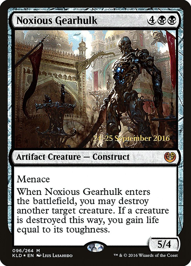 Noxious Gearhulk [Kaladesh Prerelease Promos] | Anubis Games and Hobby