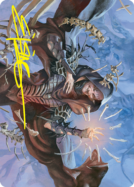 Valentin, Dean of the Vein Art Card (Gold-Stamped Signature) [Strixhaven: School of Mages Art Series] | Anubis Games and Hobby